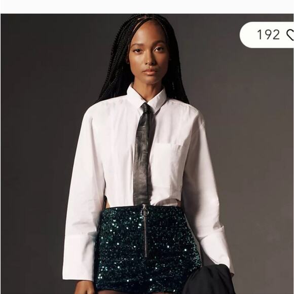 Maeve Pants - Anthropologie Maeve Holly Sequin Shorts Sparkly Holiday Sz 2